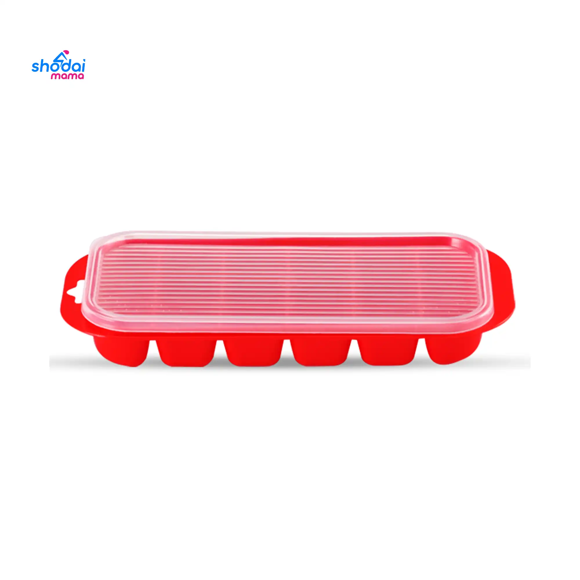RFL Daisy Ice Tray with Cover - Red